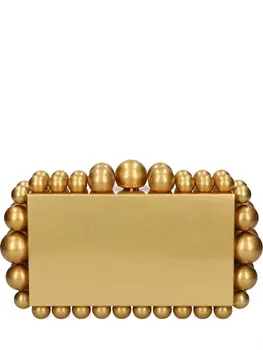 Сумка-клатч, украшенная бисером Cult Gaia, золотой