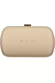 Сумка-клатч Valentino Bags с логотипом на цепочке, бежевый