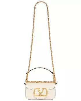 Сумка-клатч Valentino Garavani Small Loco Shoulder, цвет Light Ivory