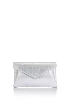 Сумка-клатч "Звездный взгляд" Carvela, серебро