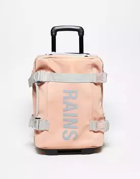 Сумка-кофр Rains Texel 28 л персикового цвета