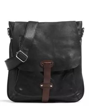 Сумка Kohlmarkt 1 из зернистой яловой кожи Taschendieb Wien, черный