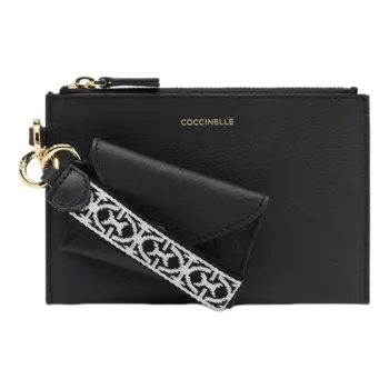 Сумка-конверт Coccinelle Lyra, черный/серый