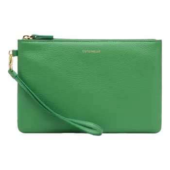 Сумка-конверт Coccinelle New Best Soft Medium, зеленый