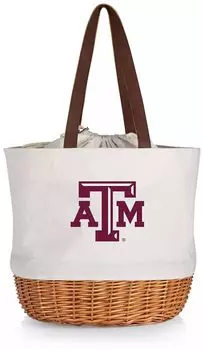 Сумка-корзина из парусины и ивы Picnic Time Texas A&M Aggies