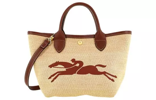 Сумка-корзина Le Panier Pliage S LONGCHAMP, коричневый