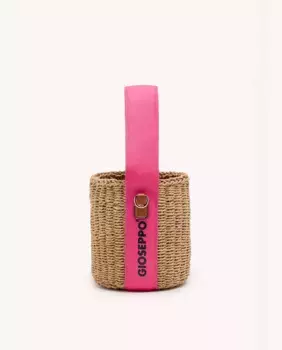 Сумка-корзинка через плечо со съемной регулируемой ручкой Gioseppo, натуральный