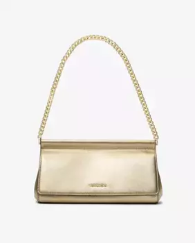 Сумка-кошелек из карминовой кожи Michael Michael Kors, золотой