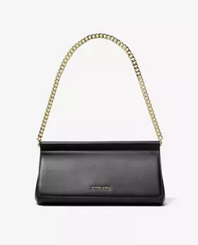 Сумка-кошелек из карминовой кожи Michael Michael Kors, черный