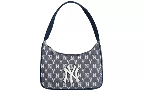 Сумка-кошелек из полиэстера Monogram Collection, обычная, унисекс, цвет морской волны MLB