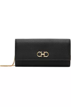 Сумка-кошелек на цепочке Gancini Ferragamo, черный