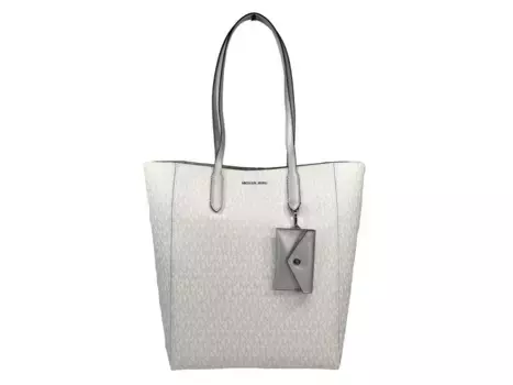 Сумка-кошелек Vincent с футляром для карт, большая, серебристая Michael Kors