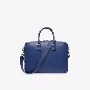 Сумка кожаная Aspinal Of London Mount Street для ноутбука, синий