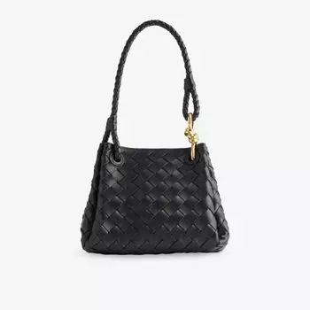 Сумка кожаная Bottega Veneta Parachute, черный
