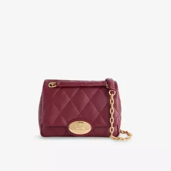 Сумка кожаная Burberry Small Strand, красный