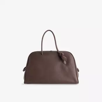 Сумка кожаная Jacquemus Turismo с верхней ручкой, коричневый