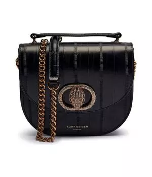 Сумка кожаная Kurt Geiger 690-Chelsea, черный