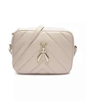 Сумка кожаная Patrizia Pepe, бежевый