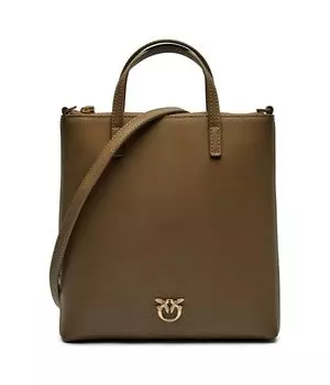 Сумка кожаная Pinko, зеленый