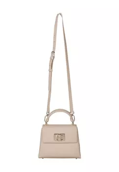 Сумка кожаная, с поворотным замком, женская FURLA, цвет Ballerina