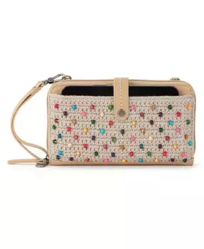 Сумка кроше Iris с кружевной вязкой The Sak, мультиколор