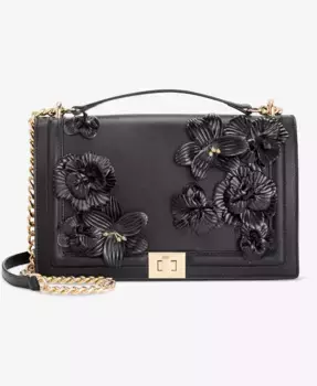 Сумка кросс-боди Ajae Flap Floral I.N.C. International Concepts, черный