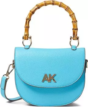 Сумка кросс-боди Anne Klein Mini Bamboo Top-Handle Crossbody, цвет Turquoise