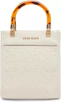 Сумка кросс-боди Anne Klein Mini North/South Embossed Convertible Crossbody, цвет Chalk/Chalk