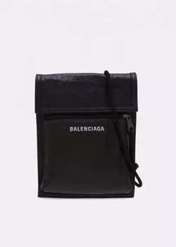 Сумка кросс-боди BALENCIAGA Explorer strap pouch, черный