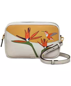 Сумка кросс-боди Birds Of Paradise Small Leather Zip Around Radley London, белый