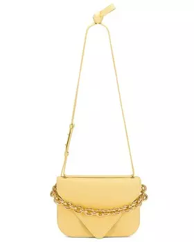 Сумка кросс-боди Bottega Veneta Envelope, цвет Butter & Gold