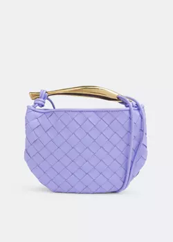 Сумка кросс-боди Bottega Veneta Mini Sardine, фиолетовый
