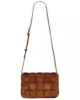 Сумка кросс-боди Bottega Veneta Padded Cassette, цвет Jacobean & Gold