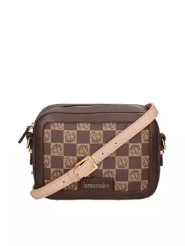 Сумка кросс-боди Braccialini, цвет Brown/Light Brown