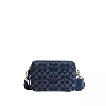Сумка кросс-боди COACH Charter Crossbody Bag 19 In Signature Denim, цвет Deep Blue