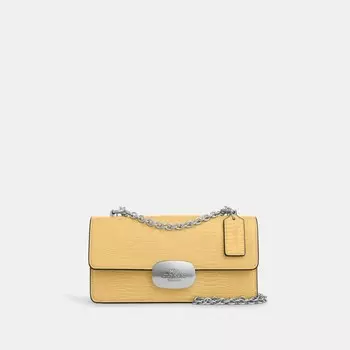 Сумка кросс-боди COACH Eliza Flap Crossbody, цвет Silver/Hay