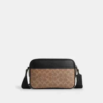 Сумка кросс-боди Coach Graham Crossbody Bag, цвет Qb/Tan/Black
