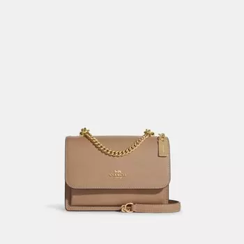 Сумка кросс-боди COACH Mini Klare Crossbody, цвет Gold/Taupe
