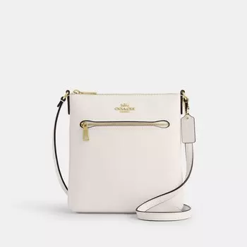 Сумка кросс-боди COACH Mini Rowan File, золотой/шелковый