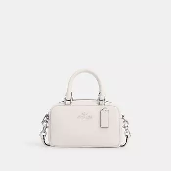 Сумка кросс-боди Coach Satchel Crossbody, цвет Silver/Chalk