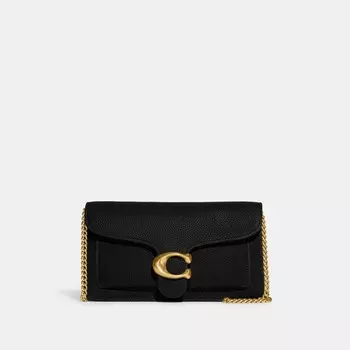 Сумка кросс-боди COACH Tabby Chain Clutch, цвет Brass/Black