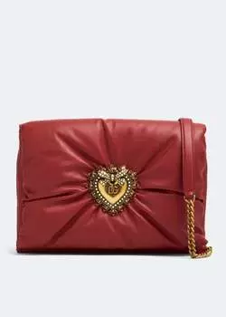 Сумка кросс-боди DOLCE&GABBANA Devotion medium soft bag, красный
