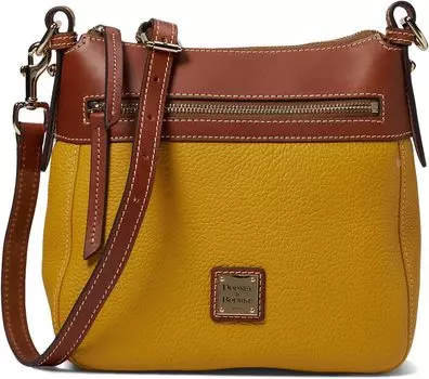 Сумка кросс-боди Dooney & Bourke Pebble Crossbody Key Item, цвет Mustard