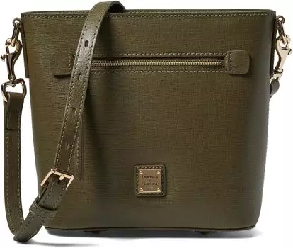 Сумка кросс-боди Dooney & Bourke Saffiano II Small Zip Crossbody, цвет Olive