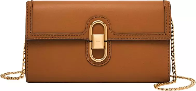 Сумка кросс-боди Fossil Avondale Wallet Crossbody, коричневый