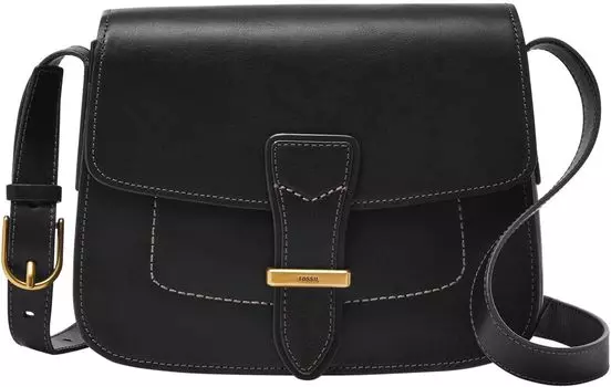 Сумка кросс-боди Fossil Tremont Flap Crossbody, черный