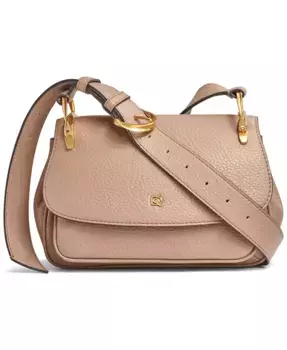 Сумка кросс-боди из букле Donna Karan New York, коричневый/бежевый