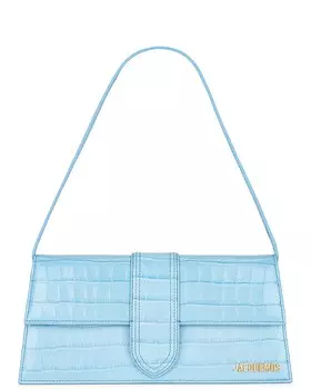 Сумка кросс-боди Jacquemus Le Bambino Long, синий