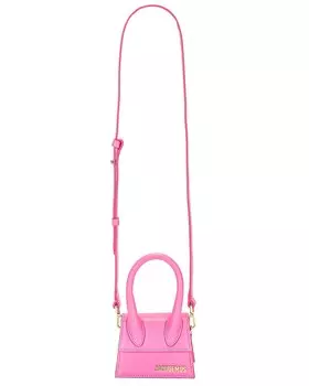 Сумка кросс-боди Jacquemus Le Chiquito, цвет Neon Pink