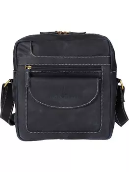Сумка кросс-боди Jan Vanderstorm Crossbody Dietger, темно-синий
